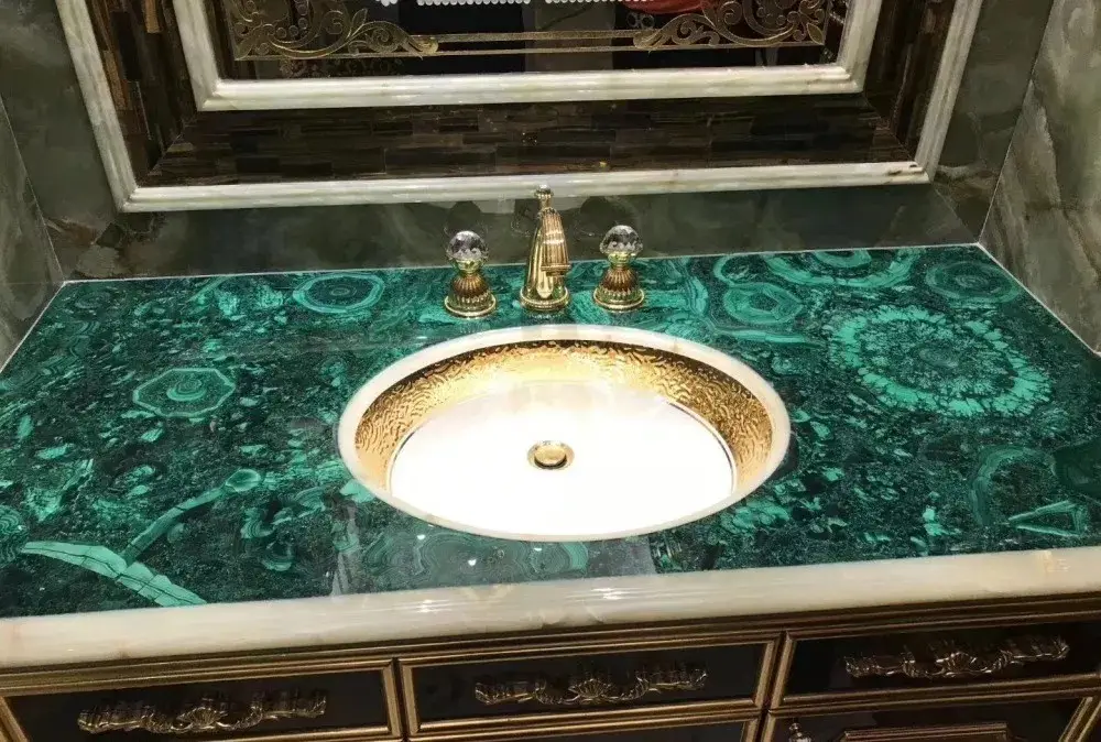 石材台面台盆孔怎么加工的？